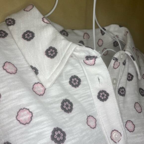 Charter Club Women's Geometric Print Blouse Size L - Picture 4 of 7